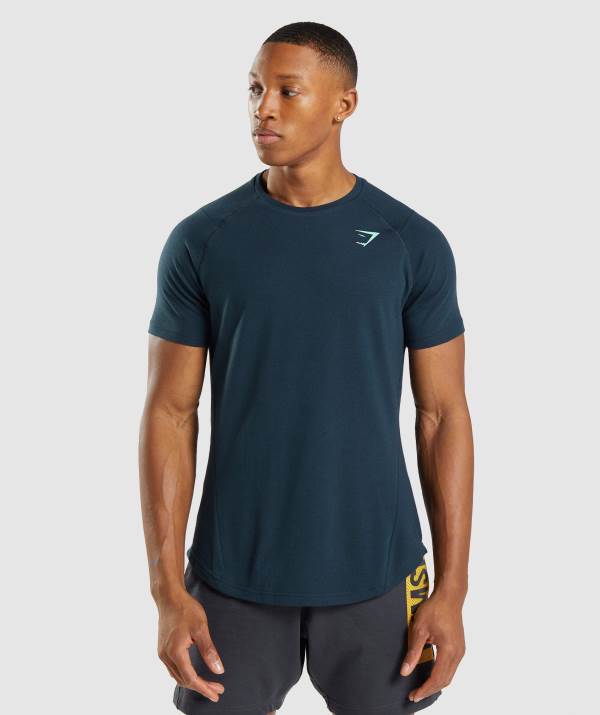 Panske Tricka Gymshark Bold Námornícka Modrá | BS4261830
